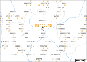 map of Mendoung