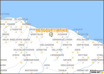 map of Mendouryiánika