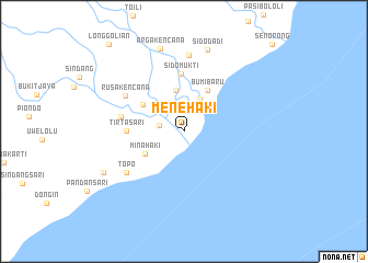 map of Menehaki