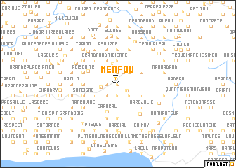 map of Menfou