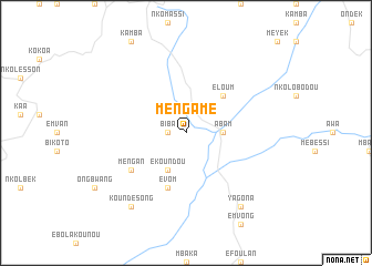 map of Mengamé