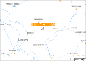 map of Mengdazhuang