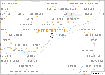 map of Mengebostel