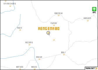 map of Mengen Mbo