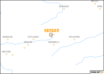 map of Mengen