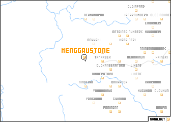 map of Menggau Stone