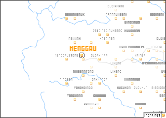 map of Menggau
