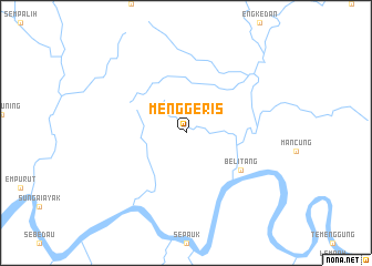 map of Menggeris
