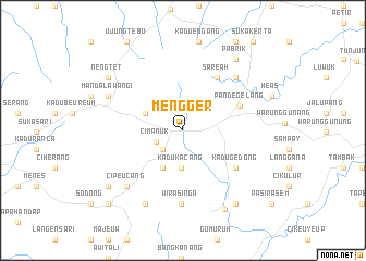 map of Mengger
