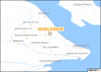 map of Menglichevo