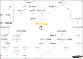 map of Mengoa