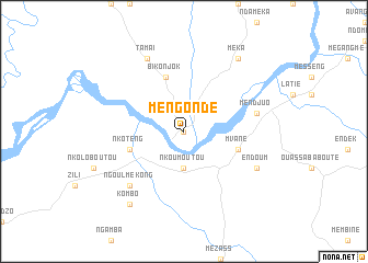 map of Mengondé