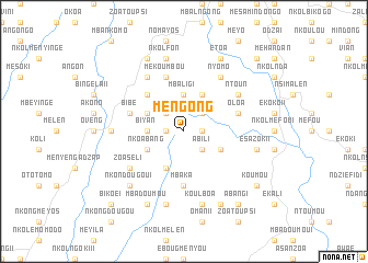 map of Mengong