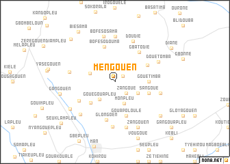 map of Mengouen