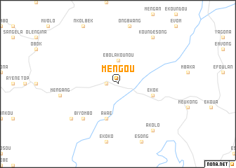 map of Mengou