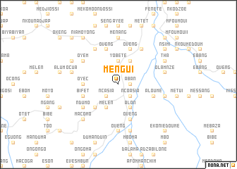 map of Mengui