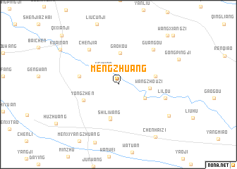 map of Mengzhuang