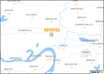 map of Menifee