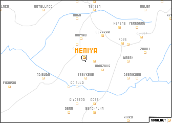 map of Menīya