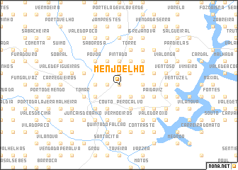 map of Menjoelho