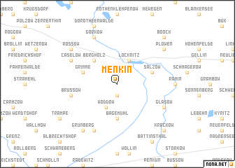 map of Menkin