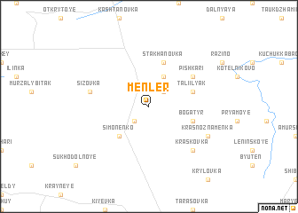 map of Menler