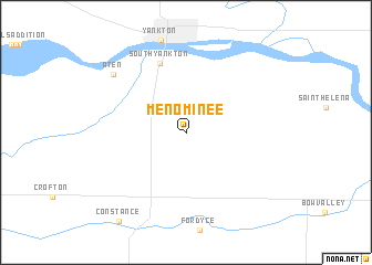 map of Menominee