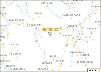 map of Menorica