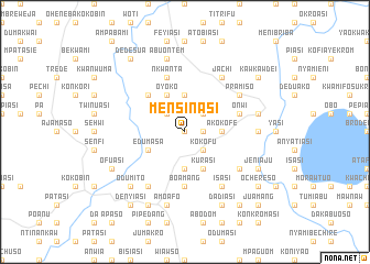 map of Mensinasi