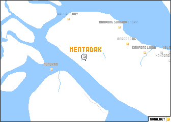 map of Mentadak