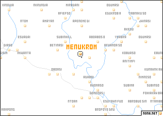 map of Menukrom