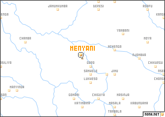 map of Menyani