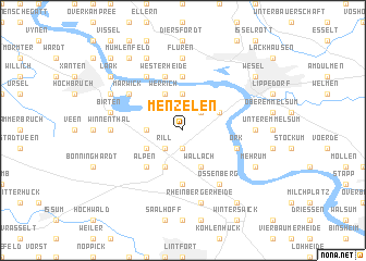 map of Menzelen