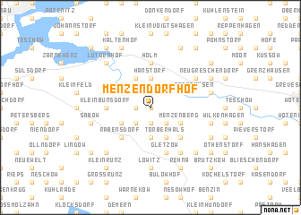 map of Menzendorf-Hof