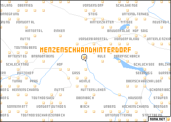 map of Menzenschwand-Hinterdorf