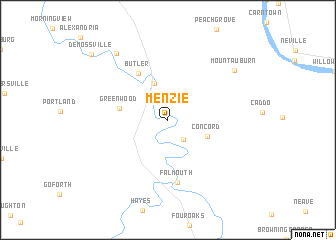 map of Menzie