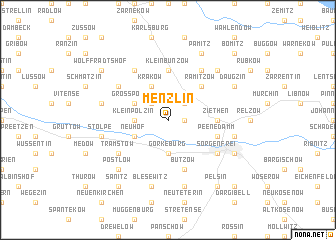 map of Menzlin