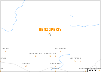 map of Menzovskiy