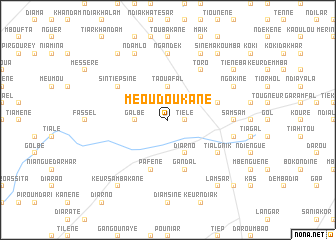 map of Mèoudou Kane