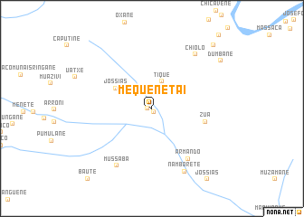 map of Mequenetai