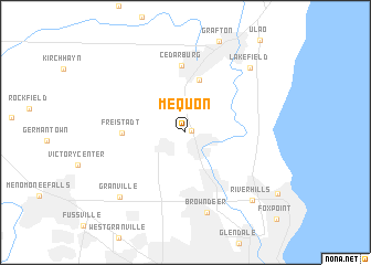 map of Mequon