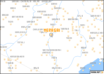 map of Meragai