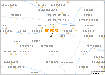 map of Merāsh