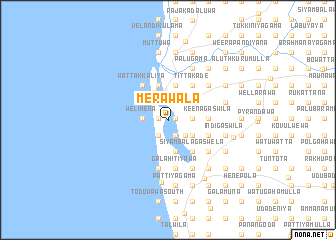 map of Merawala