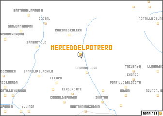 map of Merced del Potrero