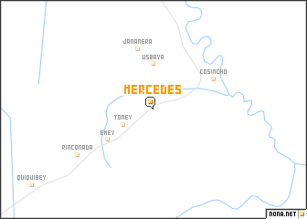 map of Mercedes