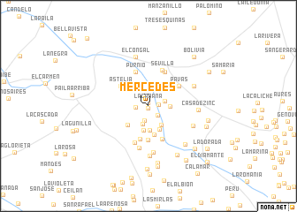 map of Mercedes