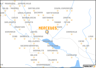 map of Mercedes