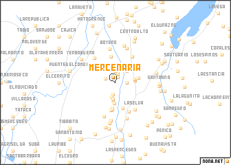 map of Mercenaria