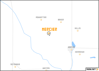 map of Mercier